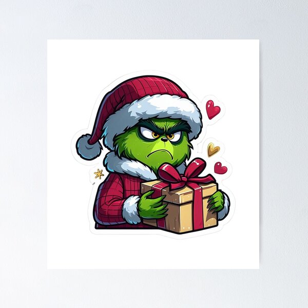 Item preview, Grinch-Inspired Christmas Collection: Funny, Mischievous Holiday Gear 2024 designed and sold by MiszungART.