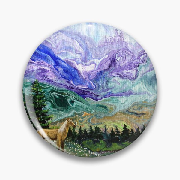 Item preview, Palomino Horse in a Distant Land designed and sold by BreezyZen.