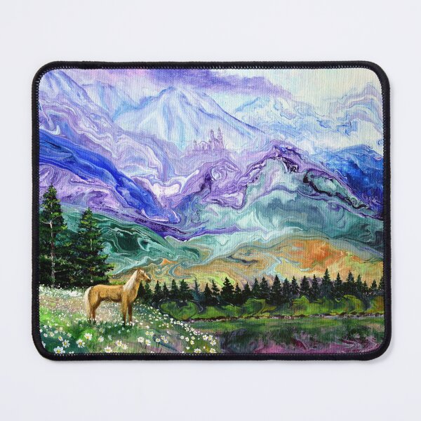 Item preview, Palomino Horse in a Distant Land designed and sold by BreezyZen.