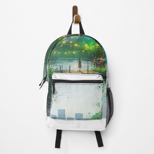 Item preview, "Riverside Serenity: Stars, Lights, and Comfortable Moments" designed and sold by PanoramaPrints.