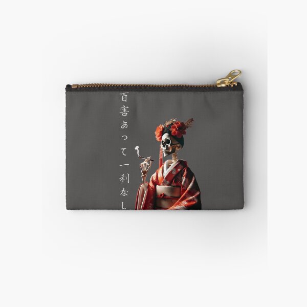 Item preview, Smoking Skeleton Geisha with "百害あって一利なし" designed and sold by AyaJP.
