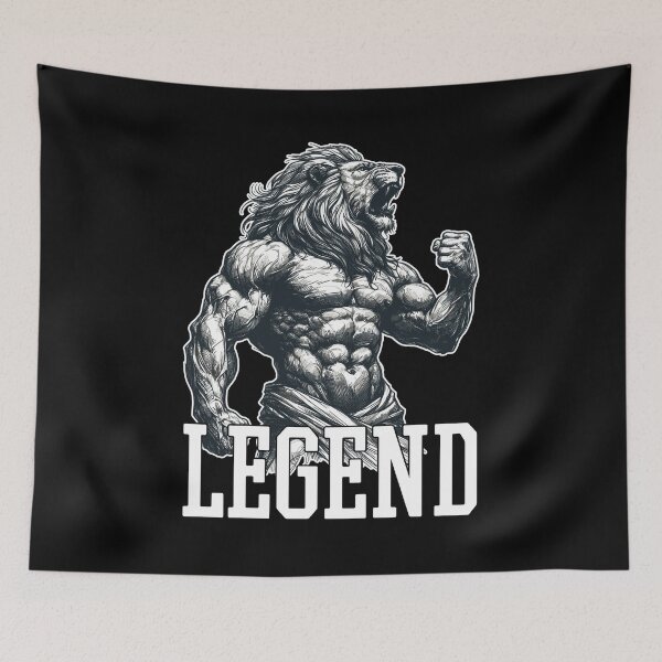 Item preview, Legend Lion Motivation Fighter Gift designed and sold by Pineapple-Tree.