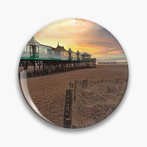 Item preview, St Annes Pier and Beach Lancashire at Sunset designed and sold by sandgrowndesign.