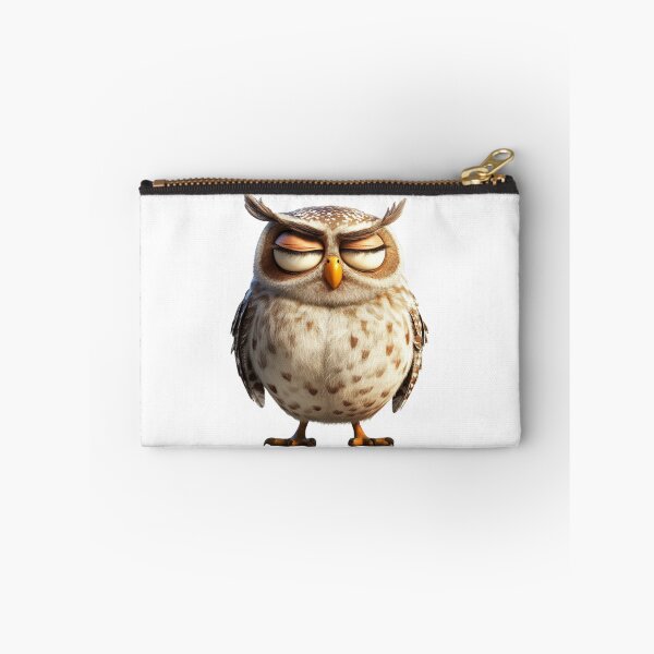 Item preview, Smug Cartoon Owl designed and sold by IllustrifyArts.
