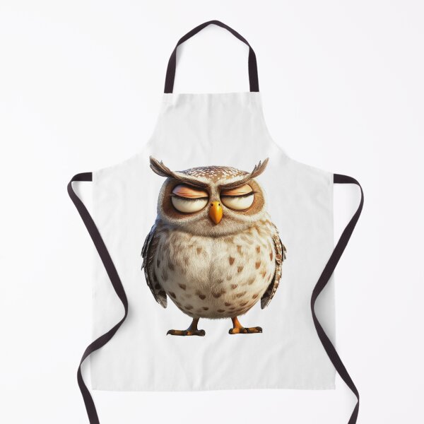 Item preview, Smug Cartoon Owl designed and sold by IllustrifyArts.