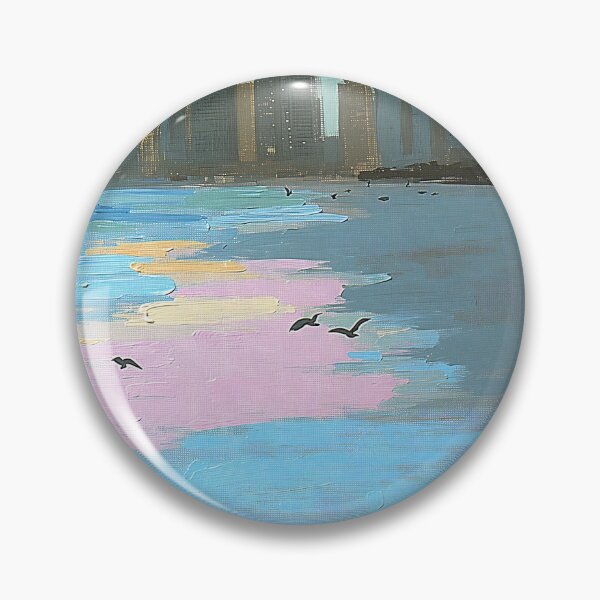 Item preview, Evening Peace: City by the Sea designed and sold by PanoramaPrints.