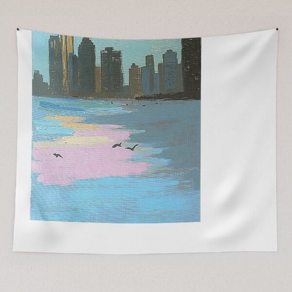Item preview, Evening Peace: City by the Sea designed and sold by PanoramaPrints.