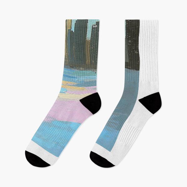 Item preview, Evening Peace: City by the Sea designed and sold by PanoramaPrints.