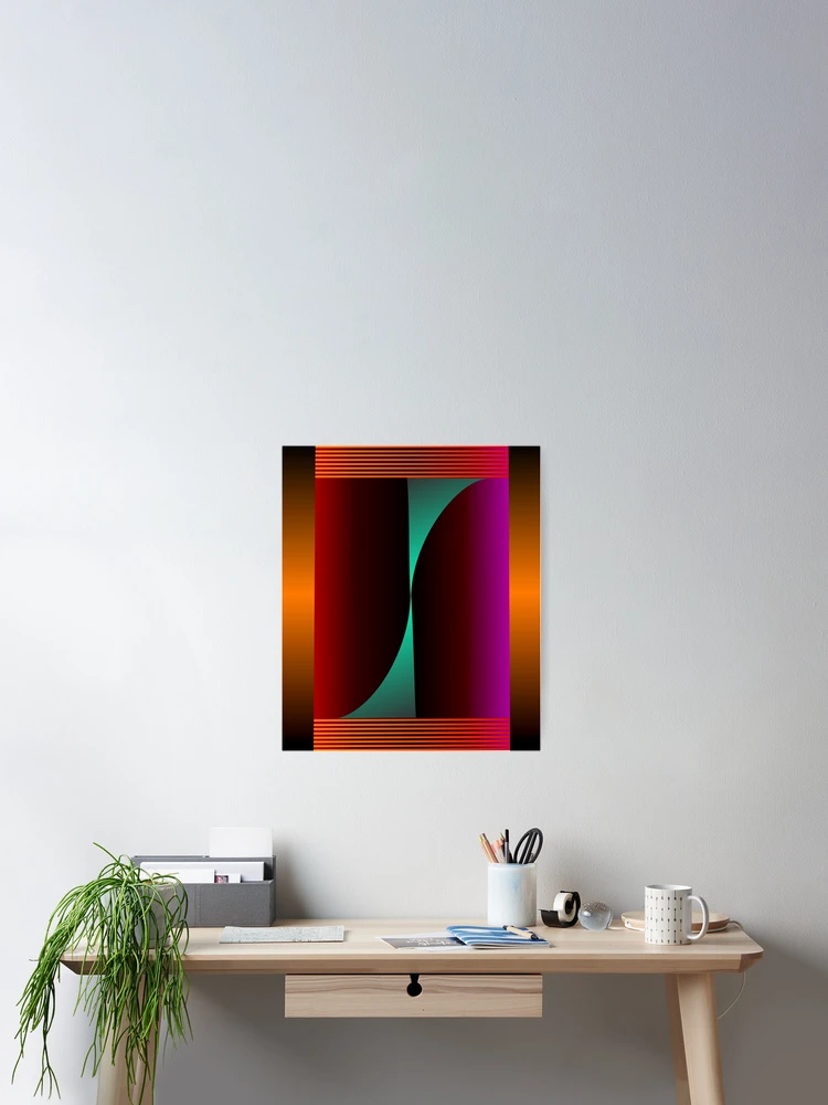 Thumbnail 2 of 3, Poster, Cosmic Flow designed and sold by RGSMOOTHFINGER.