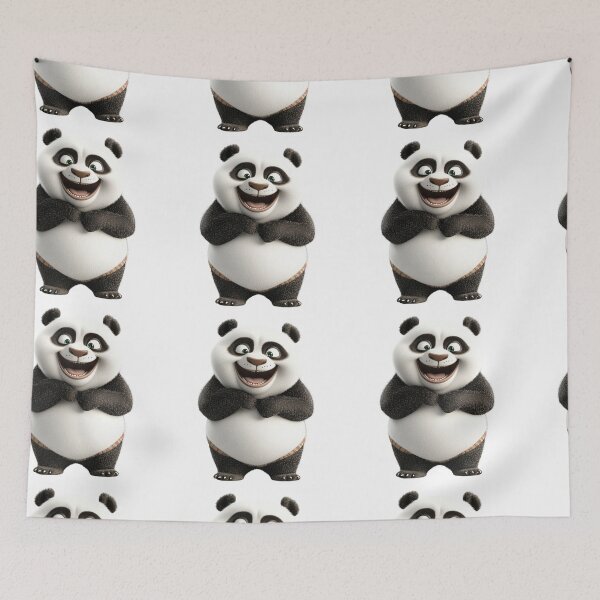 Item preview, Happy Cartoon Panda designed and sold by IllustrifyArts.