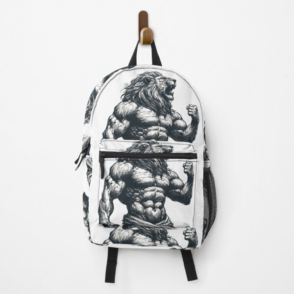 Item preview, Lion Motivation Training Fitness Muscles Gift designed and sold by Pineapple-Tree.