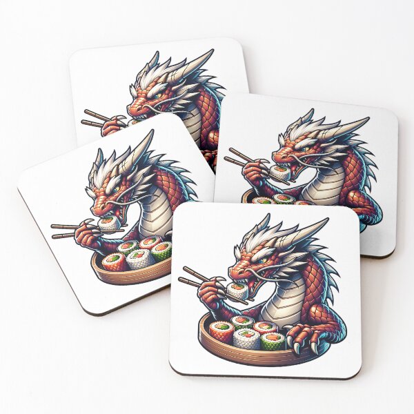 Item preview, Dragon is sushi lover. designed and sold by KojourinArt.