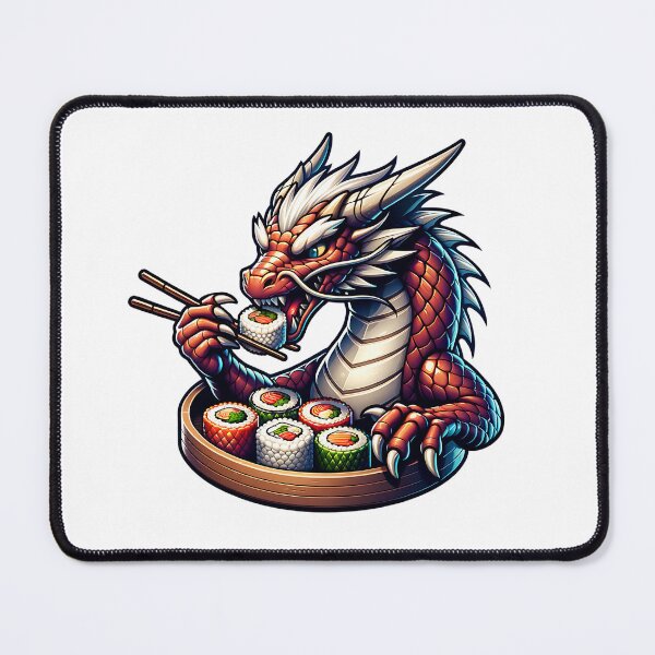 Item preview, Dragon is sushi lover. designed and sold by KojourinArt.