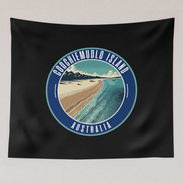 Item preview, Coochiemudlo Island Vintage Skyline designed and sold by MaateoDesign.