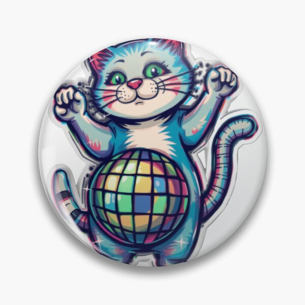 Item preview, Disco Ball Cat designed and sold by DuodecimStudio.