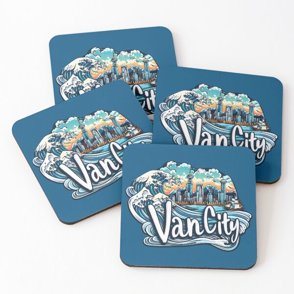 Item preview, Van City Vancouver British Columbia Coastal Skyline Iconic Canadian Landscape designed and sold by meganohm.