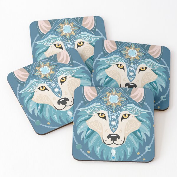 Item preview, Winter Inspired Celestial Wolf designed and sold by CosioInc.
