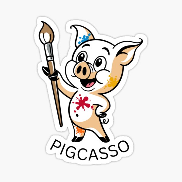 Item preview, Pigcasso designed and sold by ericalambertink.