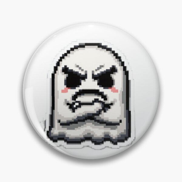 Item preview, Pixelated Grumpy Ghost designed and sold by DuodecimStudio.
