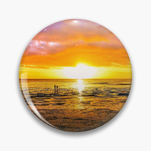Item preview, Colourful Sunset at St Annes Beach designed and sold by sandgrowndesign.