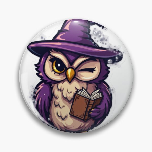 Item preview, Wise Wizard Owl designed and sold by DuodecimStudio.