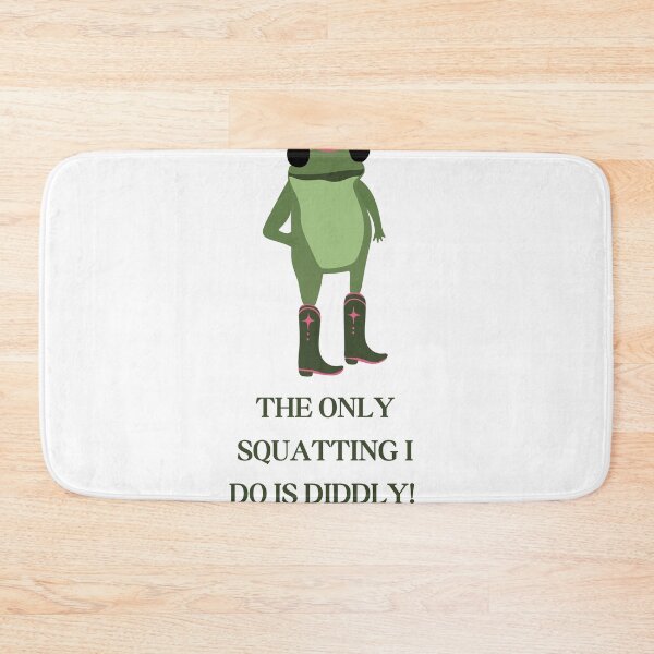 Item preview, The only squatting I do is diddly.  designed and sold by NicMacTees.