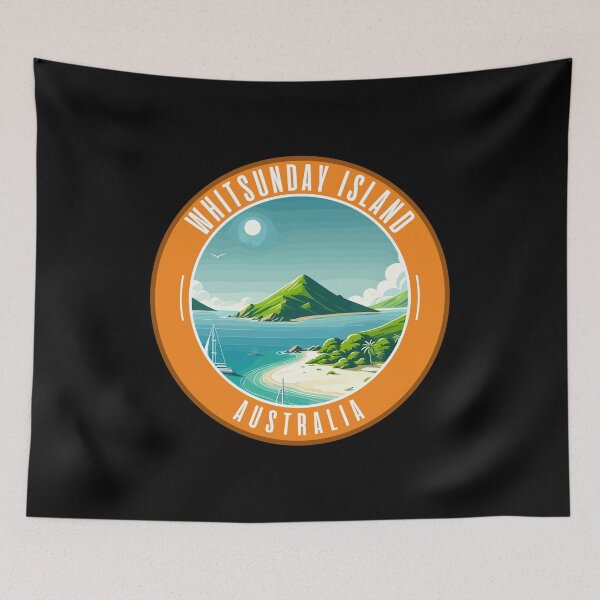 Item preview, Whitsunday Island Vintage Skyline designed and sold by MaateoDesign.
