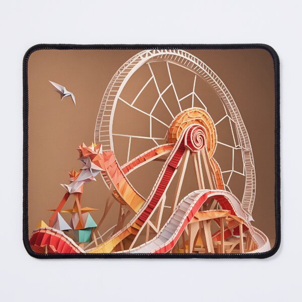 Item preview, Origami Art -  Twisted Thrill: The Quantum Roller Coaster designed and sold by ArtfulFolds.
