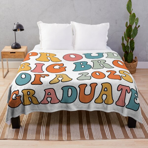 Item preview, Groovy Proud Big Bro of a 2025 Graduate designed and sold by khallidaart.
