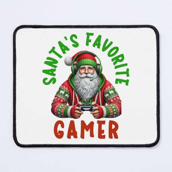 Item preview, Santa's Favorite Gamer Christmas Shirt – Holiday Gift for Gamers designed and sold by BlankCanvasHaHa.