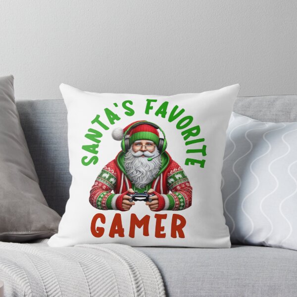 Item preview, Santa's Favorite Gamer Christmas Shirt – Holiday Gift for Gamers designed and sold by BlankCanvasHaHa.