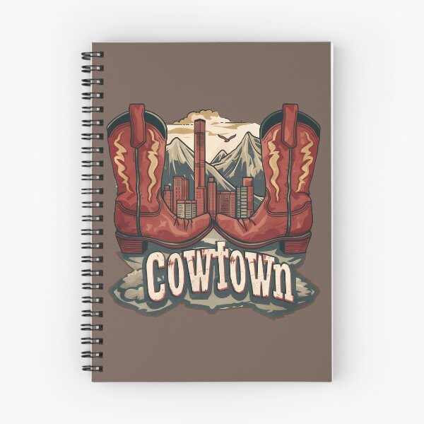 Item preview, Cowtown Calgary Alberta Western Boots and Urban Skyline in the Rockies designed and sold by meganohm.