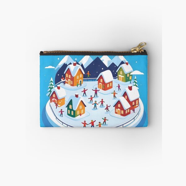 Item preview, Snowy Village - Festive Skating designed and sold by Fab-Haven.