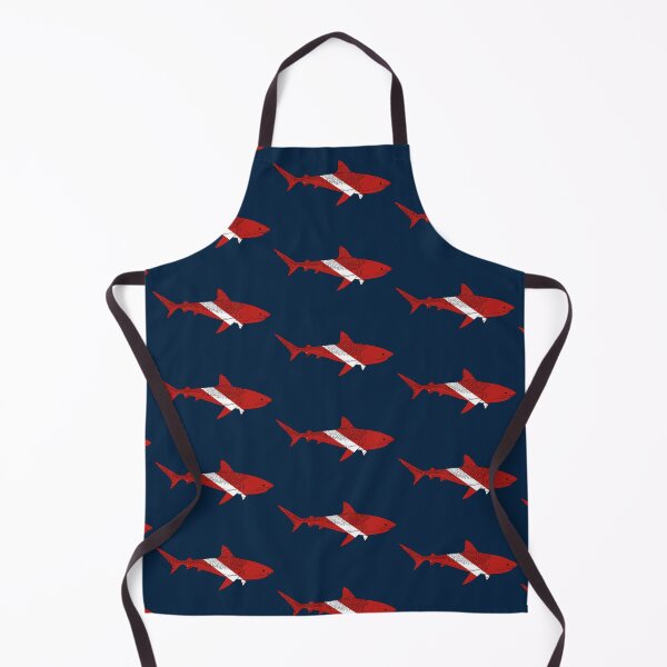 Item preview, SCUBA DIVE FLAG TIGER SHARK designed and sold by BEATRIZ ABAITUA.