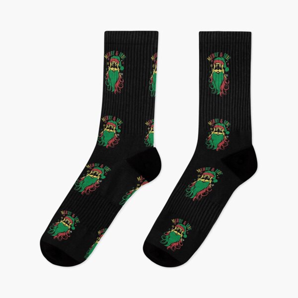 Item preview, Rasta Santa Christmas - Merry & Irie designed and sold by GRABAPSHOP.
