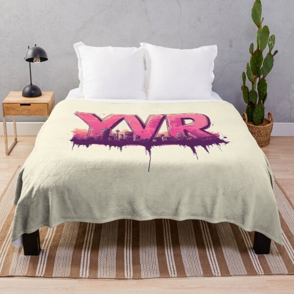 Item preview, Vancouver YVR British Columbia Skyline Art Bold Urban Coastal Graffiti designed and sold by meganohm.
