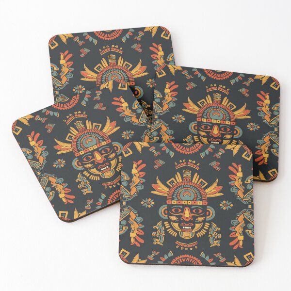 Item preview,  aztec design, reflects, and colors designed and sold by teslego-store.