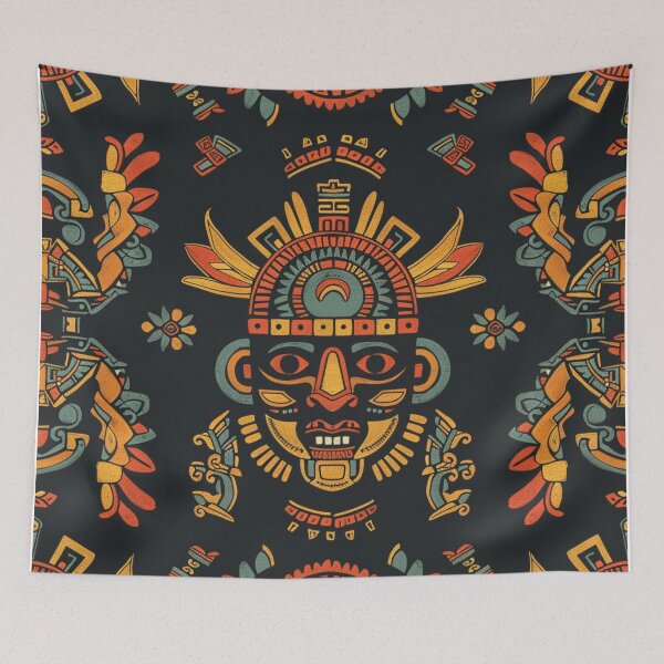 Item preview,  aztec design, reflects, and colors designed and sold by teslego-store.