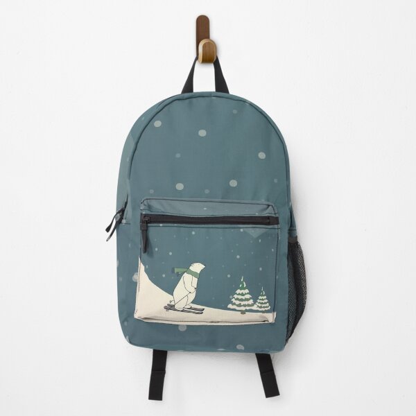 Item preview, Polar Bear Skiing in Winter Snow designed and sold by aimeeandkate.