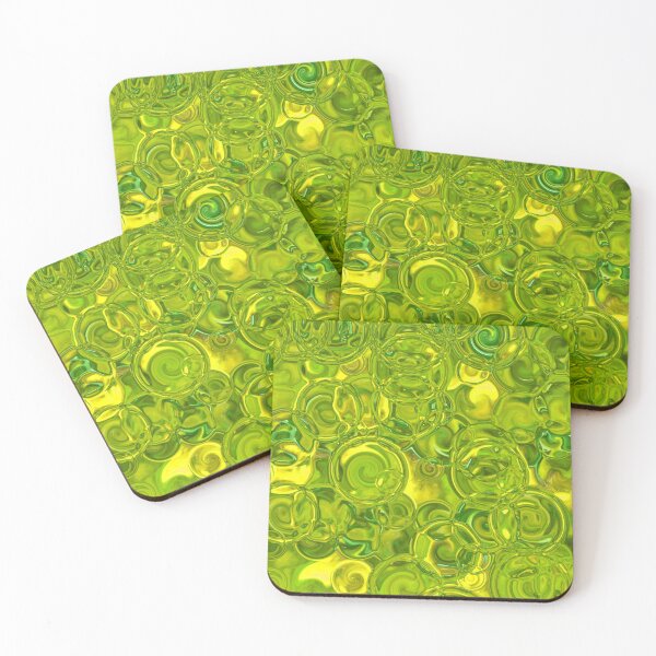 Item preview, Lime Green Hydrangea Fractal Circles designed and sold by SXW Designs.