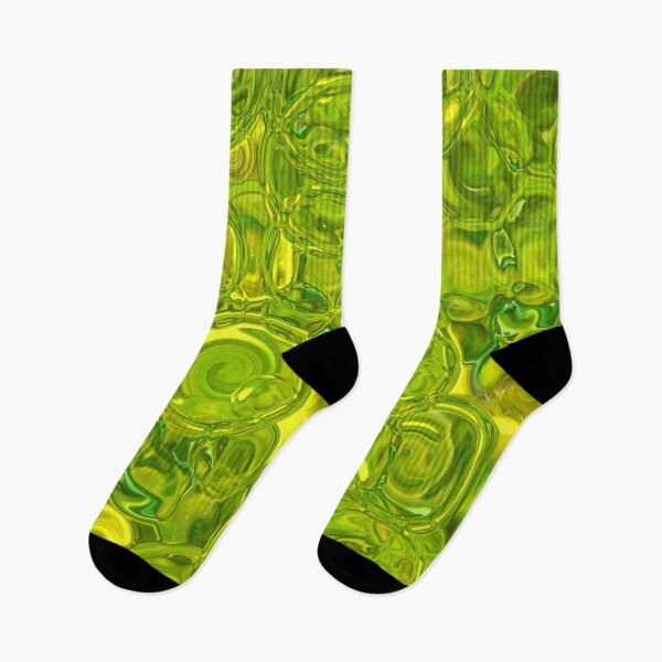 Item preview, Lime Green Hydrangea Fractal Circles designed and sold by SXW Designs.