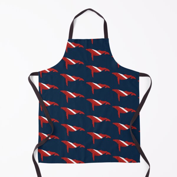 Item preview, SCUBA DIVE FLAG HUMPBACK WHALE designed and sold by BEATRIZ ABAITUA.