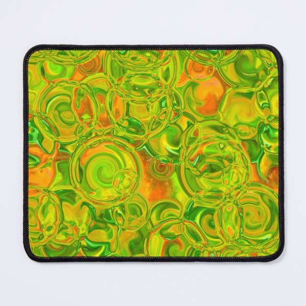 Item preview, Orange & Green Hydrangea Fractal Circles designed and sold by SXW Designs.