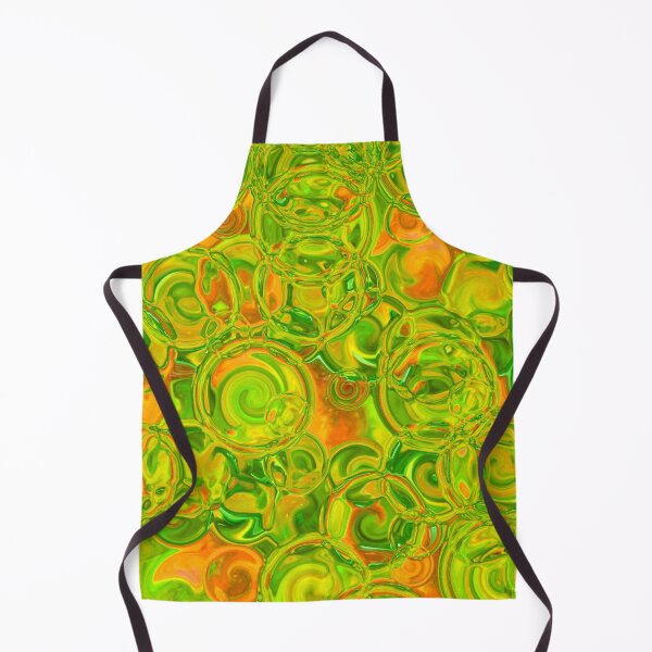 Item preview, Orange & Green Hydrangea Fractal Circles designed and sold by SXW Designs.