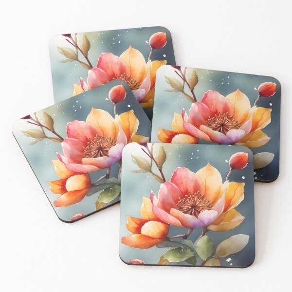 Item preview, Vibrant Watercolor Bloom designed and sold by Vitalka-uk.