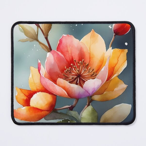 Item preview, Vibrant Watercolor Bloom designed and sold by Vitalka-uk.