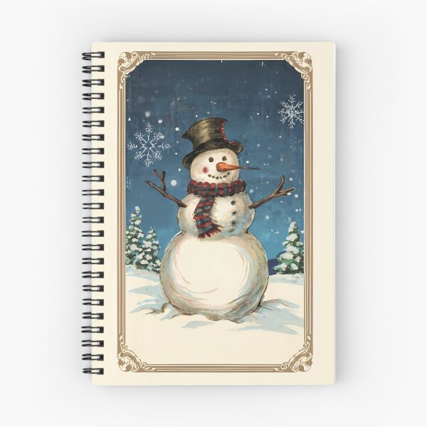 Item preview, Vintage Snowmans Timeless Frost designed and sold by EmeraldeaDesign.