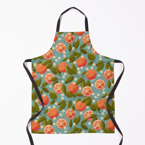 Item preview, Citrus Delight on teal designed and sold by BlueLela.