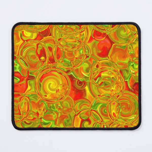 Item preview, Red & Yellow Hydrangea Fractal Circles designed and sold by SXW Designs.