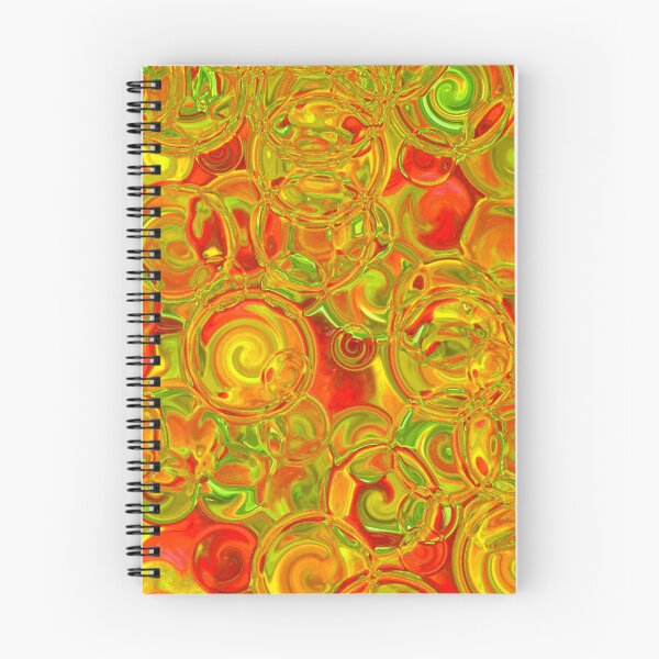Item preview, Red & Yellow Hydrangea Fractal Circles designed and sold by SXW Designs.